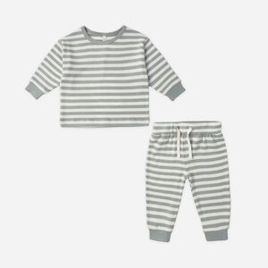 Rylee and Cru cozy set | blue stripe